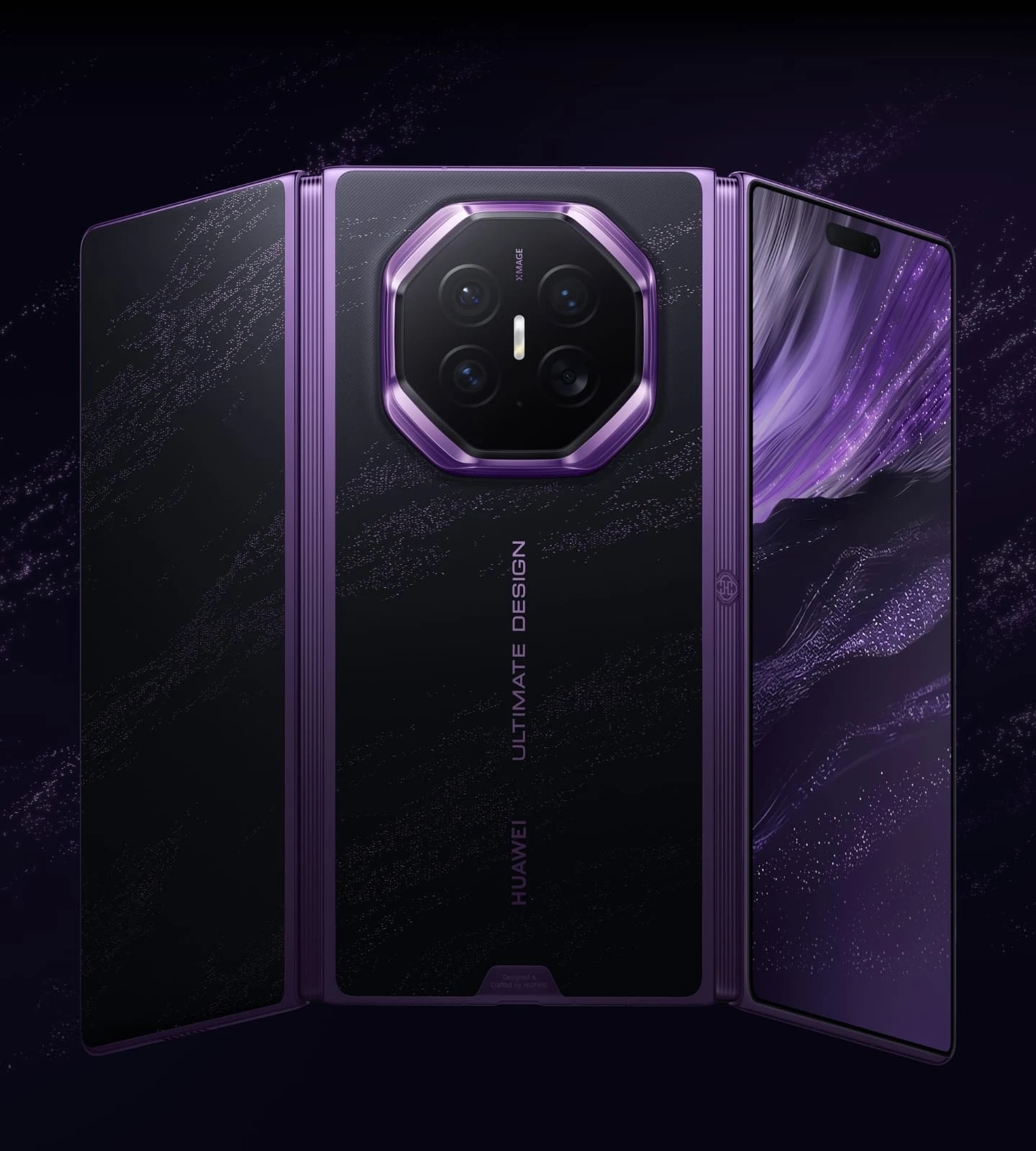 HUAWEI Mate XT 2 Β· The tri-fold stops wearing its screen on the outside