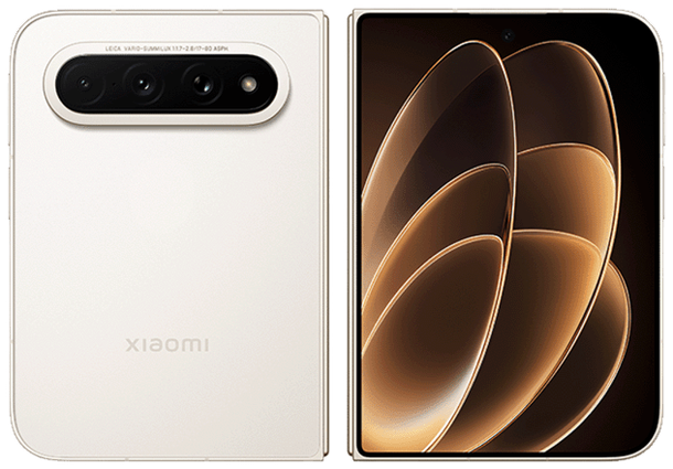 Xiaomi 18 Fold — Warm Gold White (暖金白)
